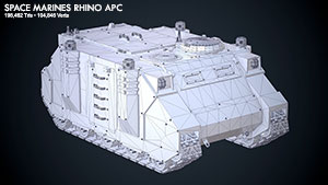 Space Marines Rhino APC 1