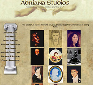 Adriana Studios Website